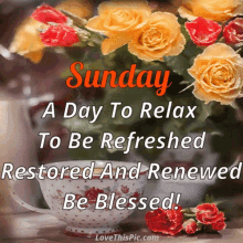 Sunday Blessings GIF - Sunday Blessings A Day To Relax GIFs