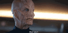 Red Alert Saru GIF - Red Alert Saru Star Trek Discovery GIFs