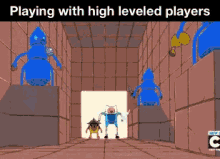 Mmo Playing With High Level Players GIF - Mmo Playing With High Level Players Adventure Time GIFs