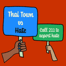 Thai Town Vs Hate Odio GIF - Thai Town Vs Hate Thai Town Odio GIFs