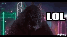 Godzilla Vs Kong Lol GIF - Godzilla Vs Kong Godzilla Lol GIFs