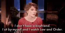 Law And Order GIF - Law And Order Taylor Swift Alone GIFs