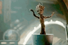 Groot Dancing GIF - Groot Dancing Baby Groot GIFs