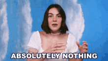 Absolutely Nothing Evie Irie GIF - Absolutely Nothing Evie Irie The Optimist Song GIFs