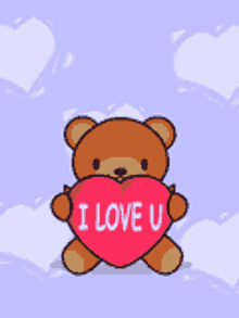 I Love You Sweet GIF - I Love You Sweet Teddy Bear GIFs