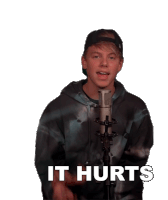 It Hurts Carson Lueders Sticker - It Hurts Carson Lueders Im Hurt Stickers