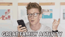 Great Family Activity Tyler Oakley GIF - Great Family Activity Family Activity Family GIFs