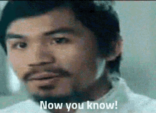 Manny Pacquiao Now You Know GIF - Manny Pacquiao Now You Know Vitwater GIFs