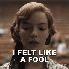 I Felt Like A Fool Anya Taylor Joy GIF - I Felt Like A Fool Anya Taylor Joy Beth Harmon GIFs