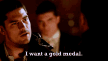 I Want A Gold Medal Seth Gecko GIF - I Want A Gold Medal Seth Gecko Dj Cotrona GIFs