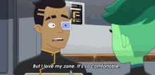 But I Love My Zone Its So Comfortable Ensign Rutherford GIF - But I Love My Zone Its So Comfortable Ensign Rutherford Star Trek Lower Decks GIFs