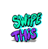 Swipe Swipe Up Sticker - Swipe Swipe Up Swiper Stickers