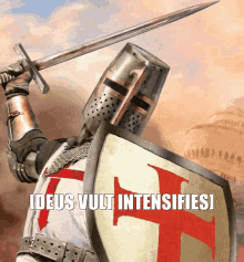 Deus Vult Crusades GIF - Deus Vult Crusades Shake GIFs