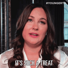 Its Such A Treat Younger GIF - Its Such A Treat Younger Its So Special GIFs