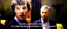 Sherlock Psychopath GIF - Sherlock Psychopath Sociopath GIFs