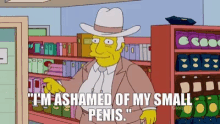 The Simpsons Ashamed GIF - The Simpsons Ashamed Small Penis GIFs