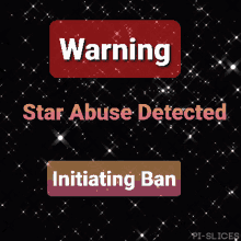 Warning Star GIF - Warning Star Abuse GIFs