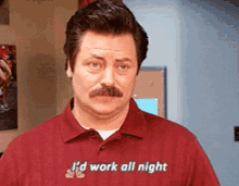 Work Ethics GIF - Parks And Recreation Parks And Rec Ron GIFs