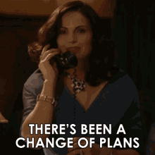 Theres Been A Change Of Plans Rita Castillo GIF - Theres Been A Change Of Plans Rita Castillo Why Women Kill GIFs