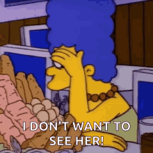 Marge Simpson The Simpsons GIF - Marge Simpson The Simpsons Shy GIFs