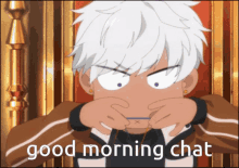 Obey Me Mammon GIF - Obey Me Mammon Good Morning GIFs