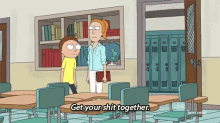 Shit Get Your Shit Together GIF - Shit Get Your Shit Together Student GIFs