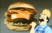 Cartoon Cheeseburger GIF - Burger GIFs