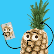 Pineapple Fruit GIF - Pineapple Fruit Selfie GIFs