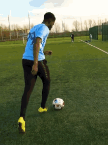 practice soccer kick stunt training