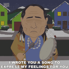 I Wrote A Song To Express My Feelings For You Bill Yellow Hawk GIF - I Wrote A Song To Express My Feelings For You Bill Yellow Hawk South Park GIFs