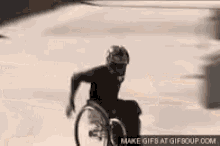 wheel chair somersault