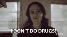 I Dont Do Drugs Melody Pedras GIF - I Dont Do Drugs Melody Pedras Dina Shihabi GIFs