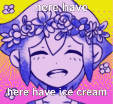Omori Basil Ice Cream GIF - Omori Basil Omori Ice Cream GIFs