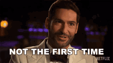 Not The First Time Tom Ellis GIF - Not The First Time Tom Ellis Lucifer Morningstar GIFs