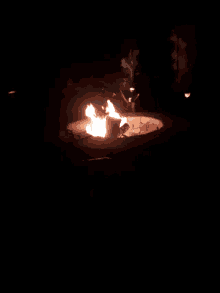 flames campfire
