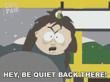 Hey Be Quiet Back There South Park GIF - Hey Be Quiet Back There South Park S2e7 GIFs