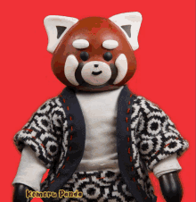 Komoru Panda Red Panda GIF - Komoru Panda Red Panda Christmas GIFs