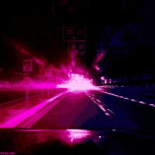 Road Night Road GIF - Road Night Road On The Road GIFs