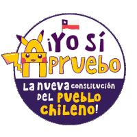 Apruebo Bailapikachu Sticker - Apruebo Bailapikachu Chile Stickers