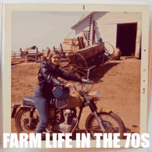 Farm Life In The70s Motorcycle GIF - Farm Life In The70s Farm Life Life In The70s GIFs