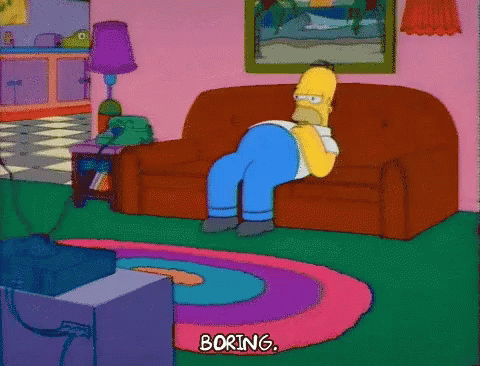 Homer Boring GIFs | Tenor