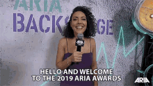 hello and welcome to the2019aria awards hello and welcome welcome awarding greetings