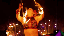 dancer flame