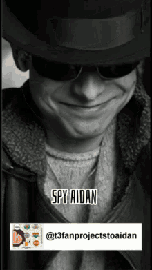 Aidan Hat Hatman Aidan GIF - Aidan Hat Hatman Aidan Aidan Gallagher Hat GIFs