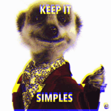 Keep It Simples Meerkat GIF - Keep It Simples Keep It Simple Simples GIFs