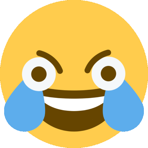 Joyyyyyyy Cursed Laughing Crying Emoji Sticker - Joyyyyyyy Cursed ...