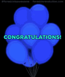 congratulations congrats balloons baby boy blue balloons