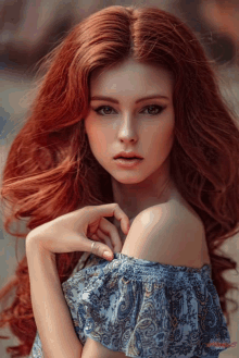Elliered Red Hair GIF - Elliered Red Hair Waves GIFs