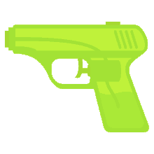 water gun joypixels toy gun green gun toy