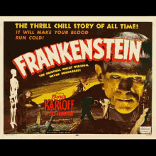 movies frankenstein poster
